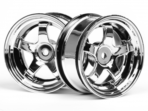 HPI 3591 - WORK MEISTER S1 WHEEL 26mm CHROME (3mm OFFSET)
