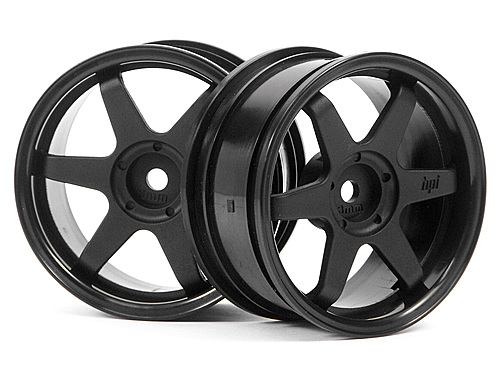HPI 3841 - TE37 Wheel  26mm Black, 3mm offset