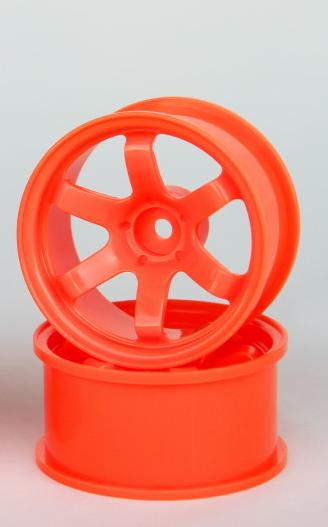 Speed Way Pal PA070-7FO - 37R Wheels, Fluorescent Orange , 7mm Offset 