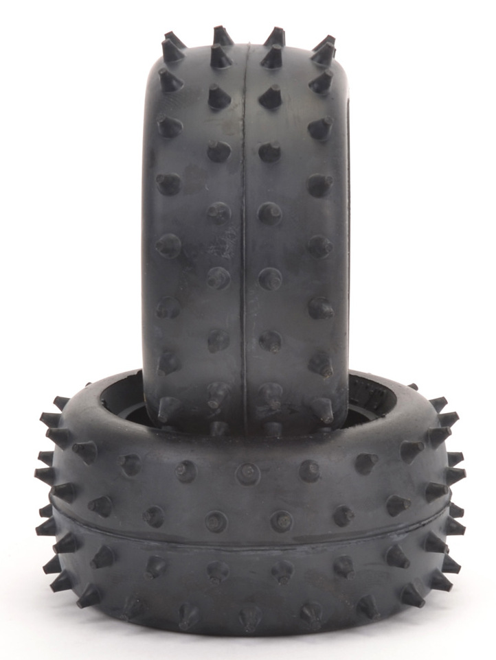 Schumacher T650 - 2-inches Full Spike - Rear Tyres - Soft (Cat) 