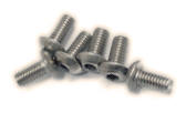 Square NTR-318 - Titanium Button Head Screw 6 pcs M3x18mm
