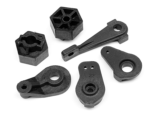 HPI 85622 - Throttle Arm/Hex Wheel Hub Set (Monster King)