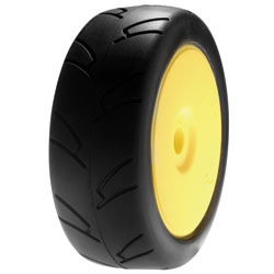 LOSA17759 - 1/8 8IGHTH Street On-road TireMntd,Yellow Wheel