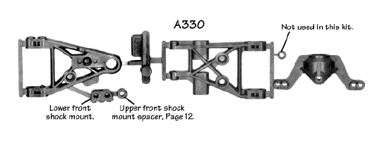 HPI A330 - Suspension Arm Set (RS4)