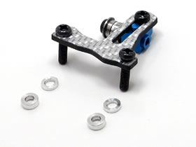 Square SDC-119FS - Alum Front Belt Tensioner  with Silver Graphite Plate (Tamiya TA05)
