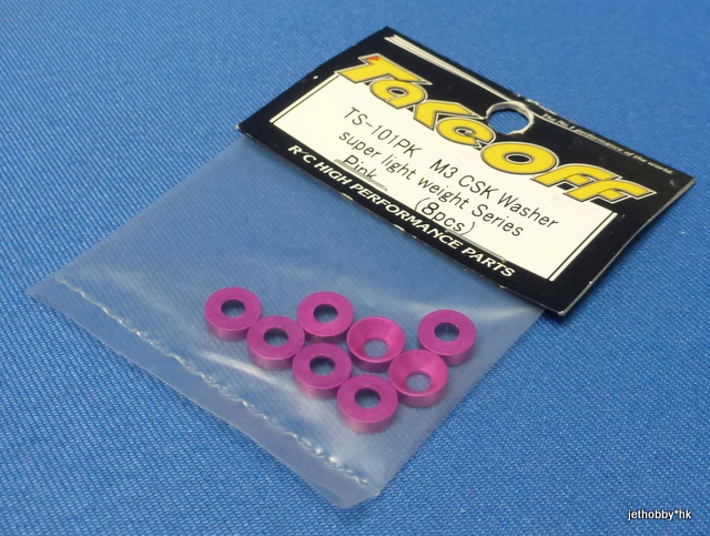 Take Off TS101PK- M3 CSK Washer Pink 8pcs