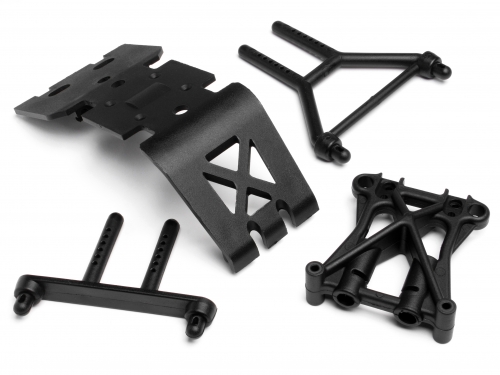 HPI 82014 - Skid Plate & Shock Tower Set (E-Savage, E-Zilla)