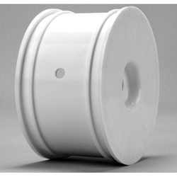 LOSA7746 - 1:8 Truggy Wheel 0 Offset White 4pcs