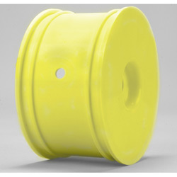 LOSA7747 - 1:8 Truggy Wheel 0 Offset Yellow 4pcs