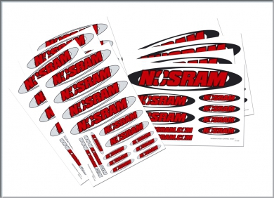 Nosram 92410 - Nosram Stickersheet 4pcs.