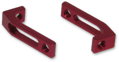Corally 74795 - Servo Posts - Red Anodized Aluminium (SP12X, 10X, F1)