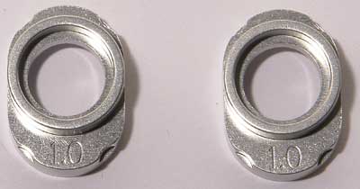 Corally 75533 - Bearing Holders - 1.0 Setting - Hard Anodized Aluminium (10SL, 12SL)