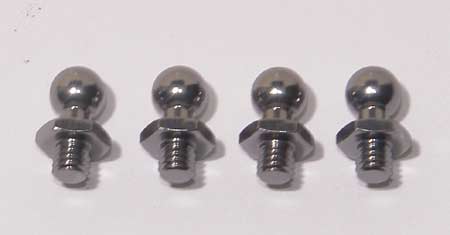 Corally 79261 - Pivot Balls 4.3 mm, M3 x 2.5 mm - AL7075 Hard Anodised Duraluminium (RDX PHI  09)