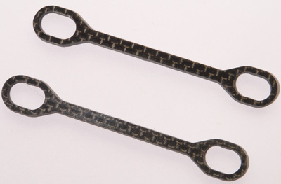 Corally 74779 - Side Links 1:10, 3.0 mm Graphite (10SL, F1SL)