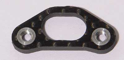 Corally 74746 - Motorpod Base Pivot Connector SL,Incl. inserts,3.0 mm Graphite (10SL, F1SL)