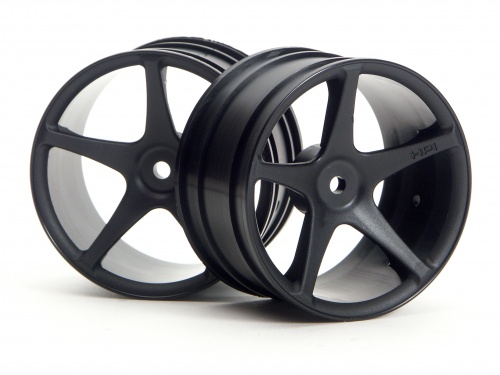HPI 3031 - Super Star Wheel 57x35mm (2.2 inch) Black (Super Nitro RS4)