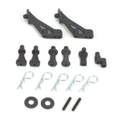 Losi LOSA4221 - Body, Wing, Antenna Mount, Posts (XXX4)
