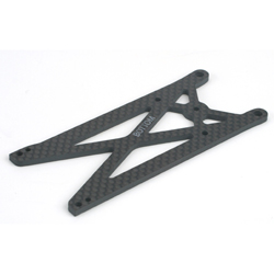 Losi LOSA4303 - Front Top Plate, Graphite (JRX-S)