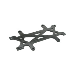 Losi LOSA4302 - Rear Top Plate, Graphite (JRX-S)