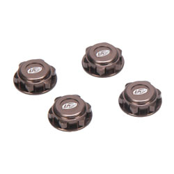 Losi LOSA3538 - Covered 17mm Wheel Nuts, Alum (8B/8T 2.0)
