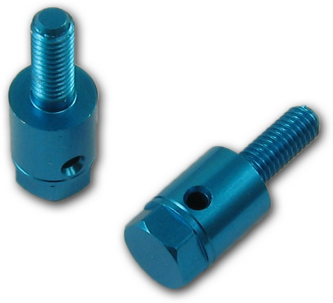 Kose K-1590 - Alum Battery Mount Post, Blue (Tamiya F201) *DISCONTINUED*