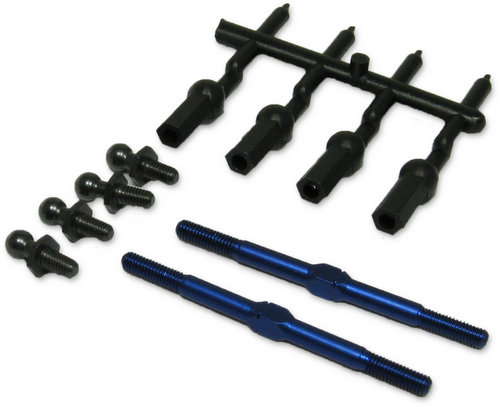 Tech FP2002 - Turnbuckle Tie Rod Set (Tamiya F201) 