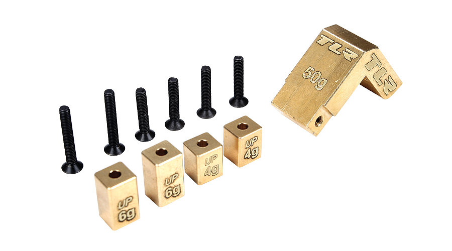 TLR4151 - Brass Weight System (22 Mid-Engine) 