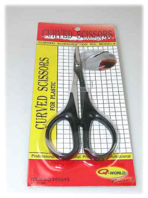 Q-World LC-2645 - Curved Scissors, Stainless Steel