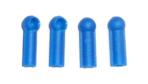 Q-World Q-306B - Throttle Ball Joint, 4 pcs, Blue