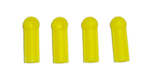 Q-World Q-306Y - Throttle Ball Joint, 4 pcs, Yellow