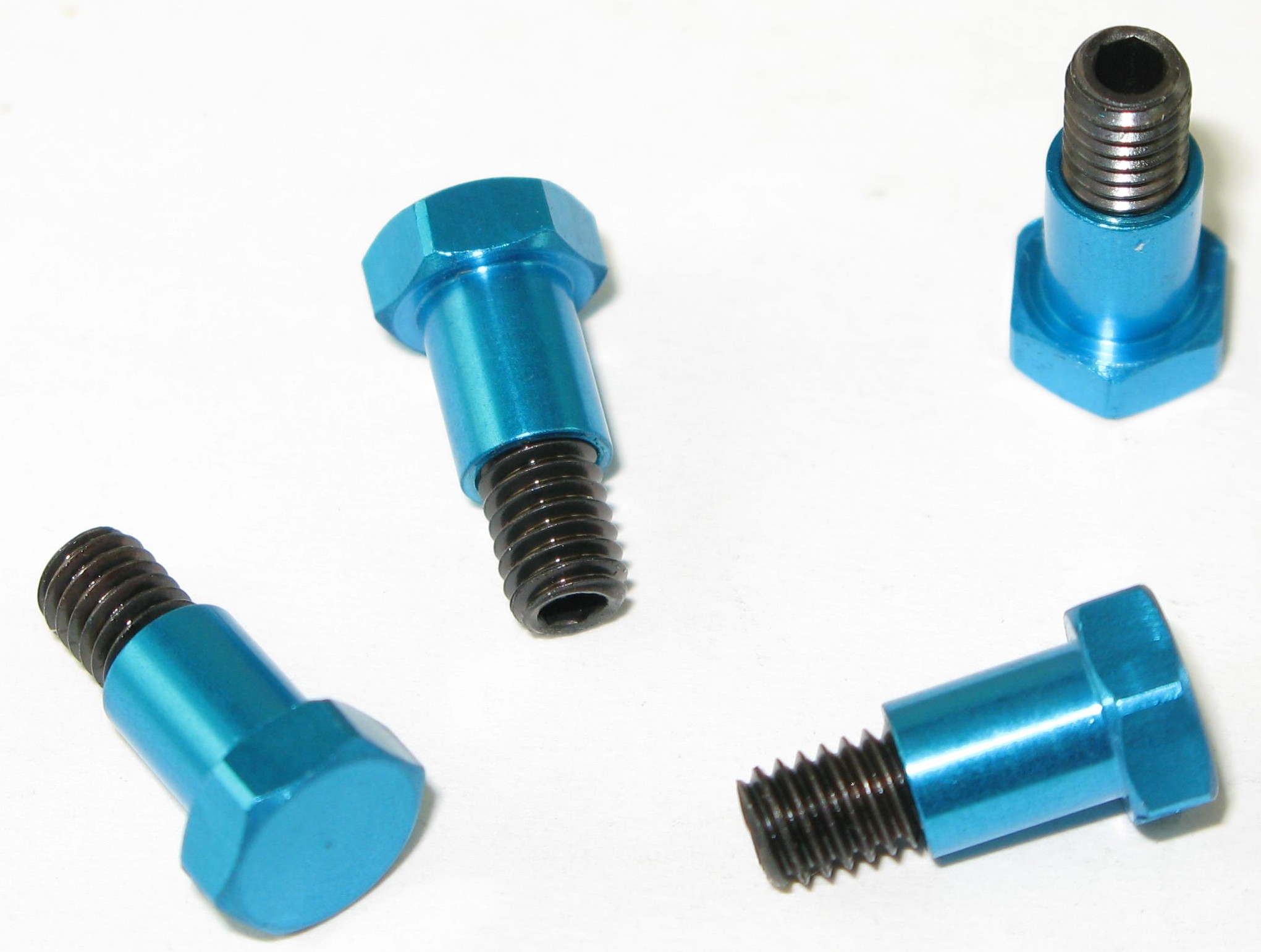 Tech TM3020 - Alum King Pin Set (Tamiya M03, M03L) *DISCONTINUED*