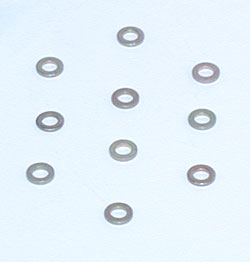 LOSA6215 - #4 Narrow Washers (10)