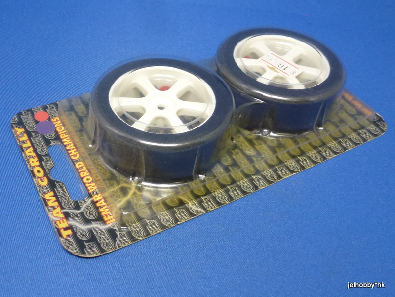 Corally 14453 - 26mm 40+45° Foam Tire Mounted on 6-Spoke Wheel