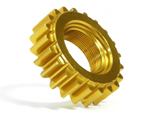 HPI 76981 - Alum Threaded inion Gear 21T x12mm 1M (Nitro 3)