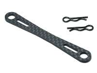 Square STV-14F - Carbon Graphite Body Mount Support (Tamiya TB-EVO4)