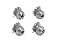 Square STX-11A - Fluorine Coated Pillow Ball Nut 6x7mm 4pcs (Tamiya TG10-MK2)