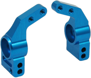 Square STB-142B - Alum Rear Hub 2.5 degree Blue(Tamiya TB-Evo3)