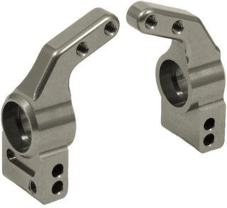 Square STB-142T - Alum Rear Hub 2.5 degree, Titanium (Tamiya TB-Evo3)