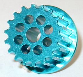Jet Racing 415-72 - Alum Center Pulley 18T (Tamiya 415)