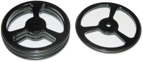 Jet Racing T-26BK  - 1-10 Touring Car Setting Wheel Set, 4 pcs., Black