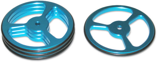 Jet Racing T-26LB -  1-10 Touring Car Setting Wheel Set, 4 pcs., Light Blue