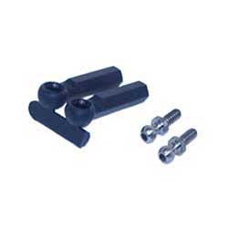 Losi LOSA9946 - Titanium .250 Ball Stud with Rod End (XXX-4, XXX-CR, XXX-T, XXX-NT)
