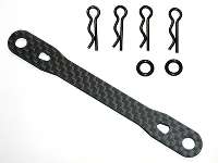 Square NTC-14F -  Front Carbon Body Mount Support (Asso. Nitro TC3) *DISCONTINUED*