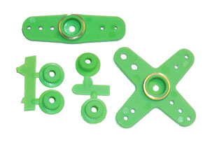 Q-World Q-301G - Super Servo Horn Green