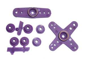 Q-World Q-301P - Super Servo Horn Purple