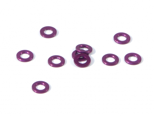 HPI Z814 - Alum Washer 3x6x0.75mm Purple