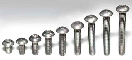 Take Off TS764T - Titanium Hex Socket Button Head Screw 8pcs M3x10