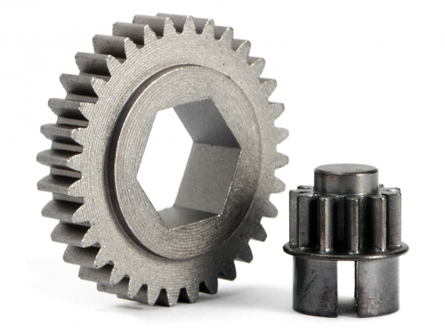 HPI 87128 - Gear Set for Rotor Start Back Plate Unit (K-Series) 