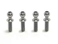 Square SHP-11BX - Titanium Ball Stud 4.3 x 13mm  (HPI Pro4)