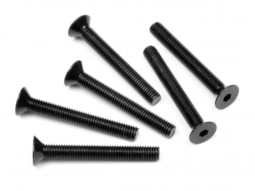 HPI 94737 - Flat Head Screw Hex Socket 6pcs M5x40mm
